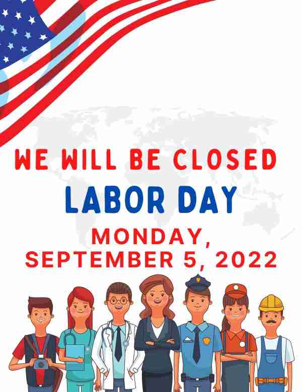 Labor Day Closing Sign Bundle