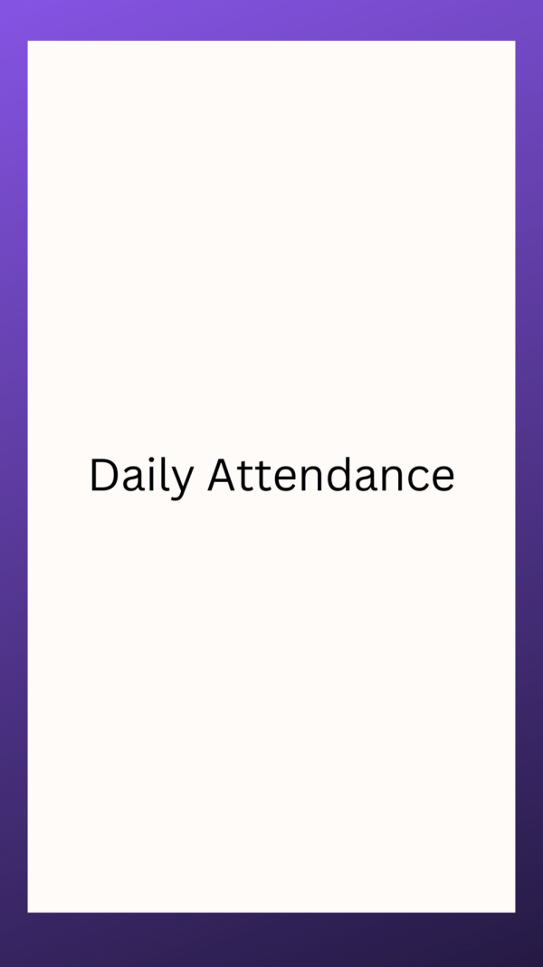 daily attendance